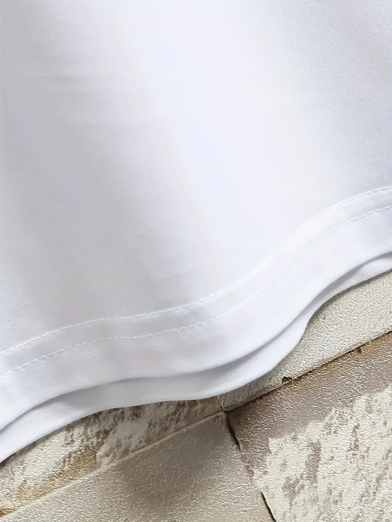 Plus Size Men's Casual T-Shirt with Print