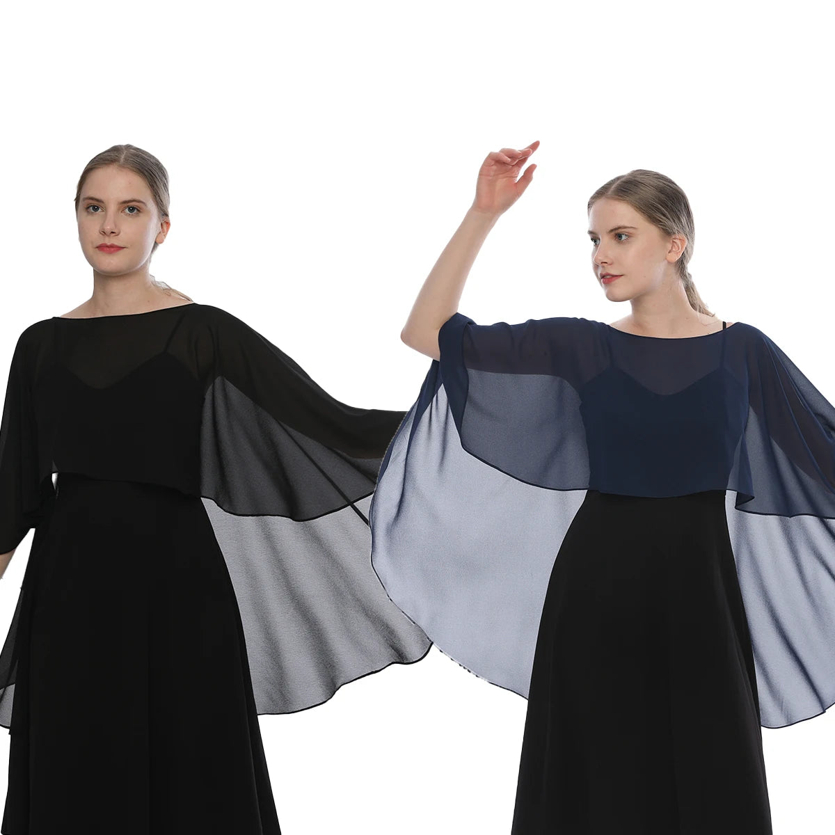 Chiffon Shawl Solid Color