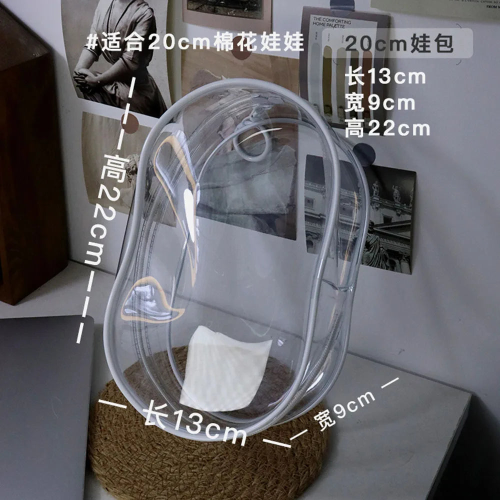20cm Plush Doll Display Out Bag Transparent