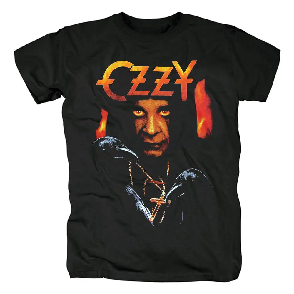 Ozzy Osbourne T-Shirt Short Sleeve Cotton