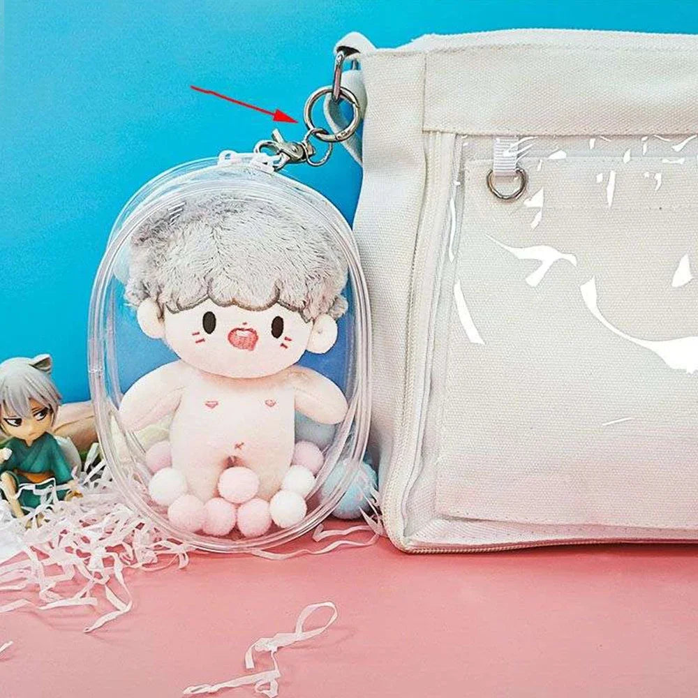 20cm Plush Doll Display Out Bag Transparent