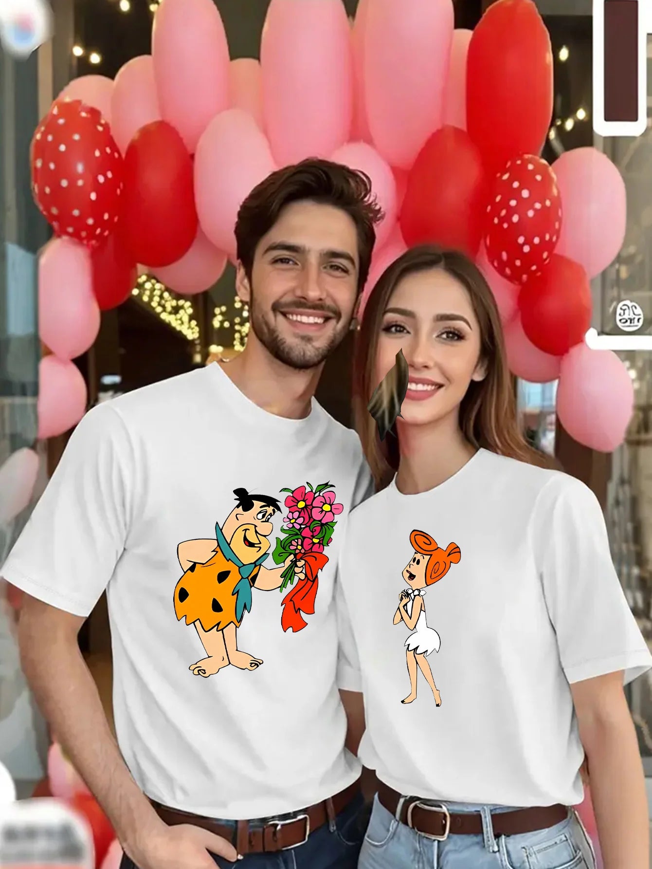 Couples Pattern T-shirts S XXXL Sold Individually