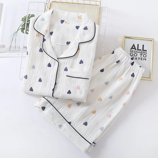 Cotton Two-Piece Pajamas