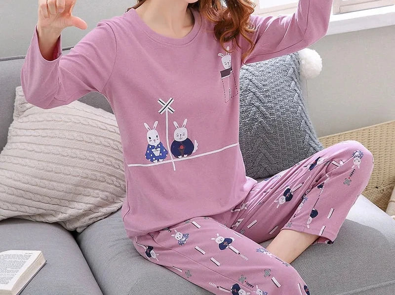 Pajama's Set 2 pieces Women Sleepwear
