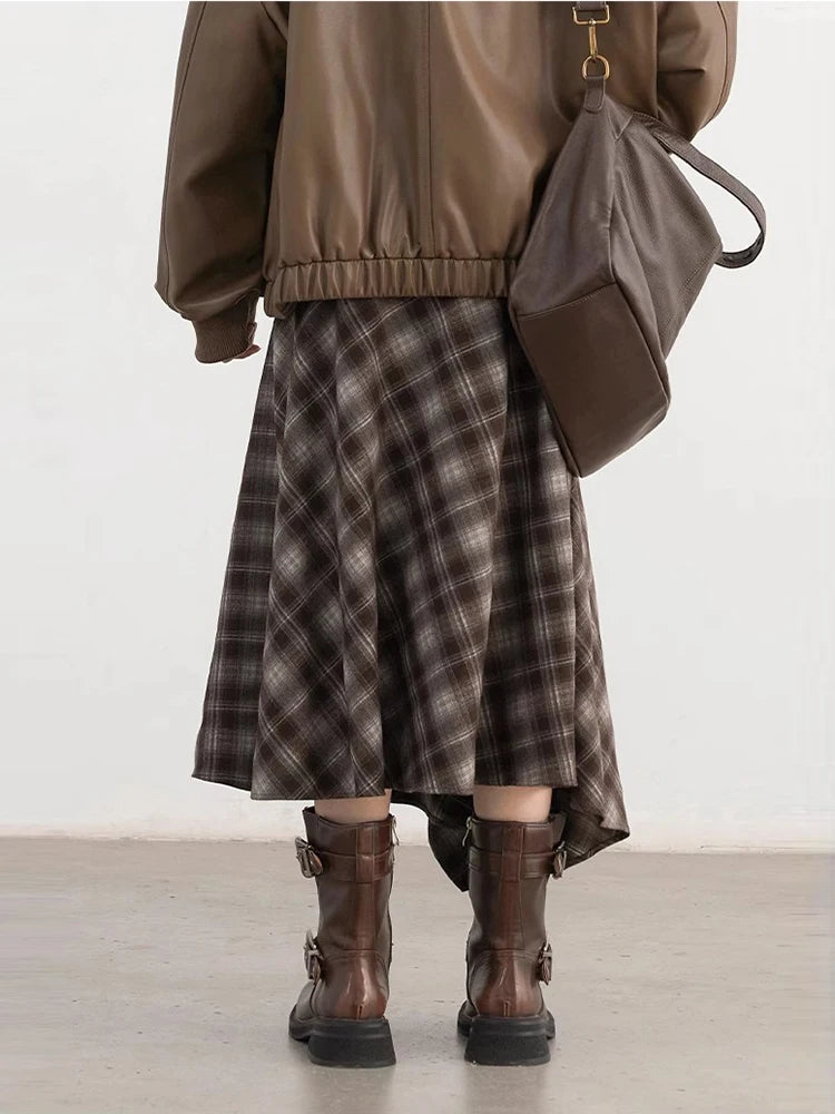 Skirts A-Line Loose High Waist