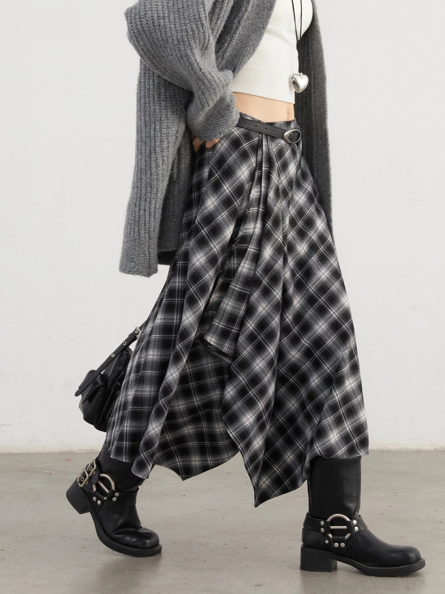 Skirts A-Line Loose High Waist
