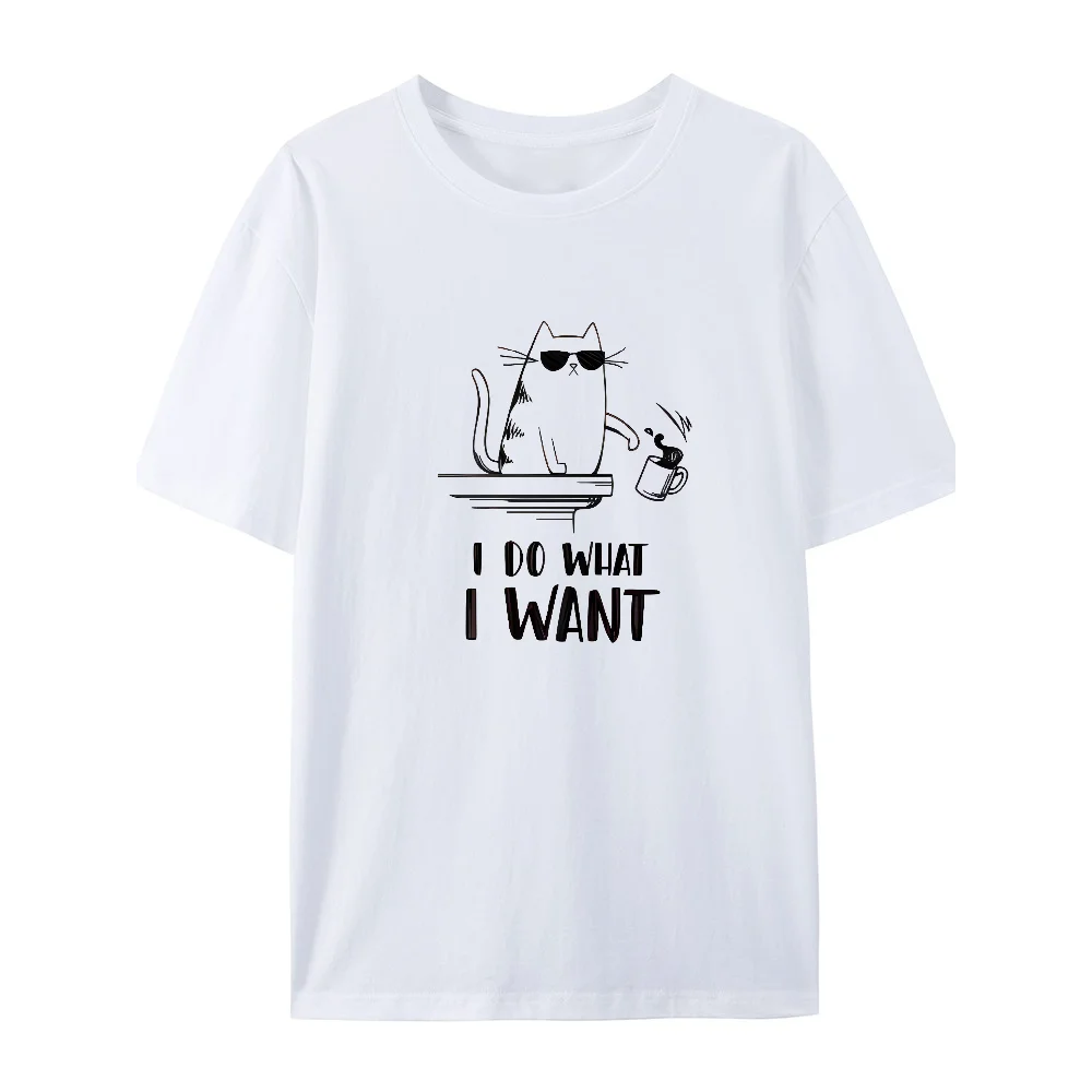 I do What I Want Short Sleeve T-shirts Cotton