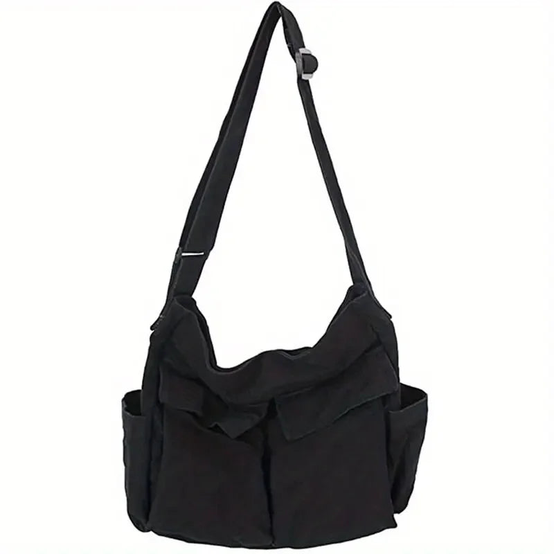 Vintage Canvas Shoulder Crossbody Tote Bag