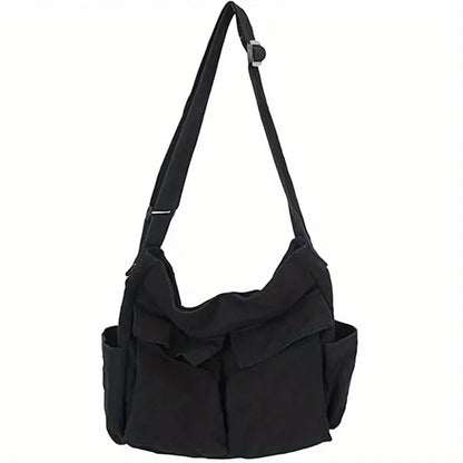 Vintage Canvas Shoulder Crossbody Tote Bag