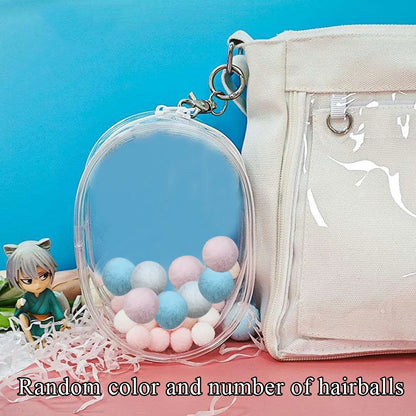 20cm Plush Doll Display Out Bag Transparent