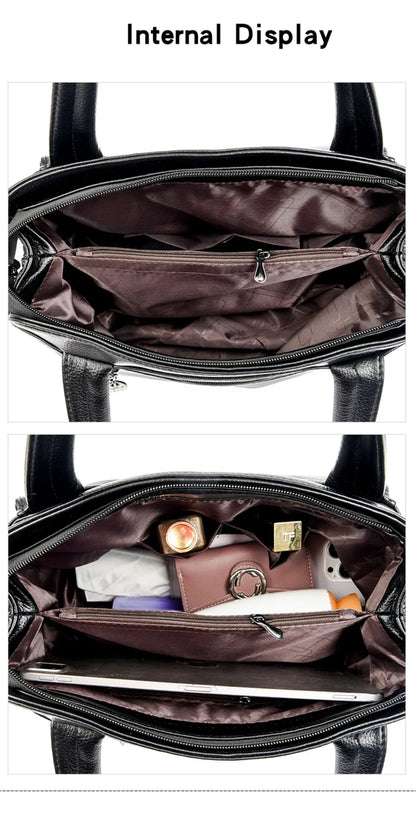 Luxury Handbags Women Soft Leather