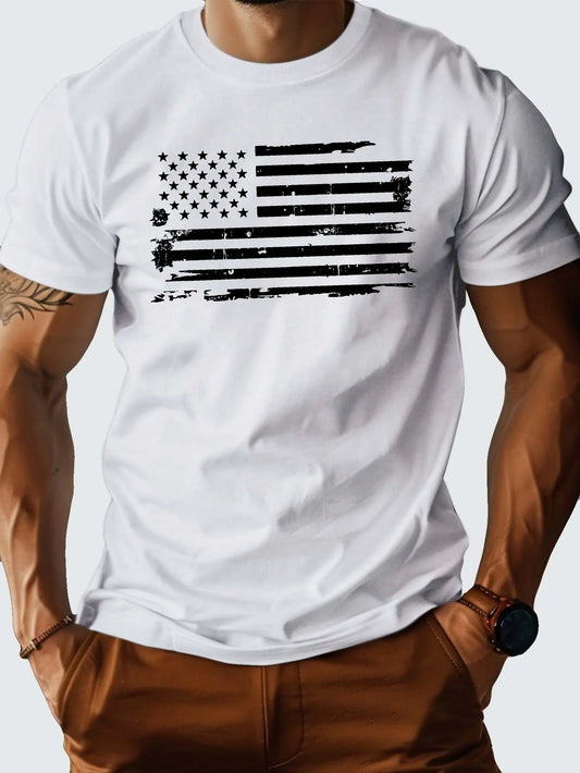 Flag Pure Cotton T-shirt Comfort Fit