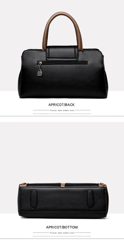 Fashion Large Capacity Leather Handbag