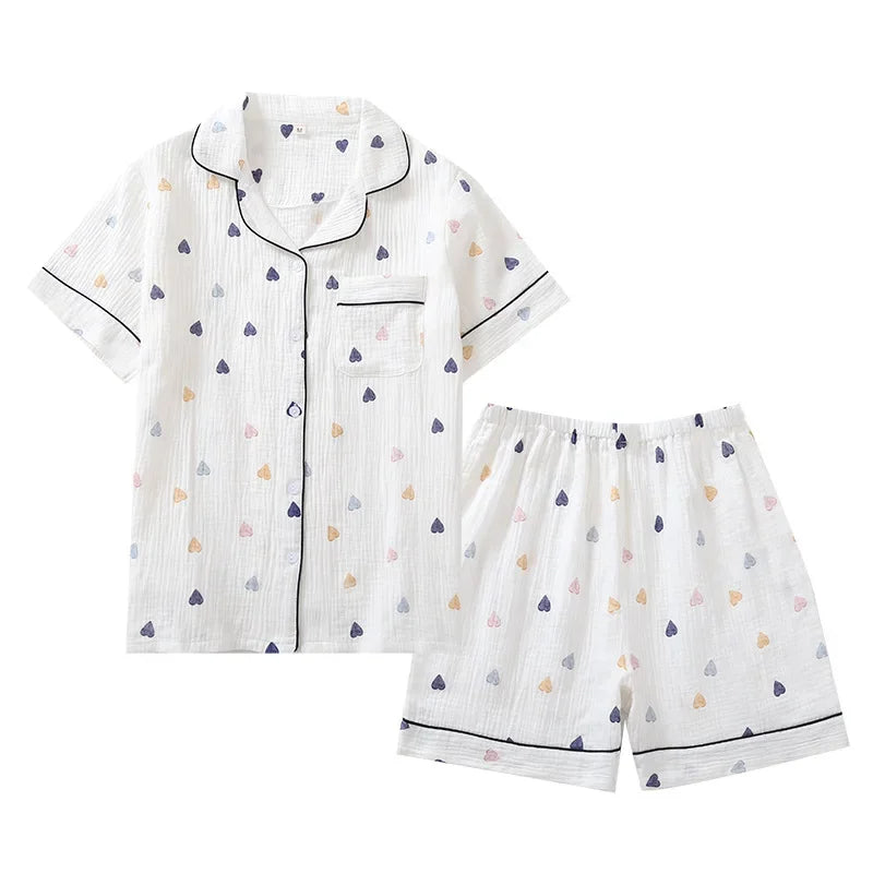 Cotton Two-Piece Pajamas