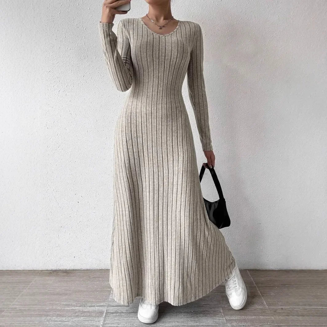 Knitted Long Sleeve A- Line