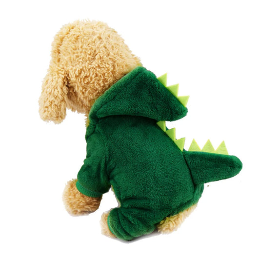Pet Dog Small Kitten Funny Dinosaur Costumes