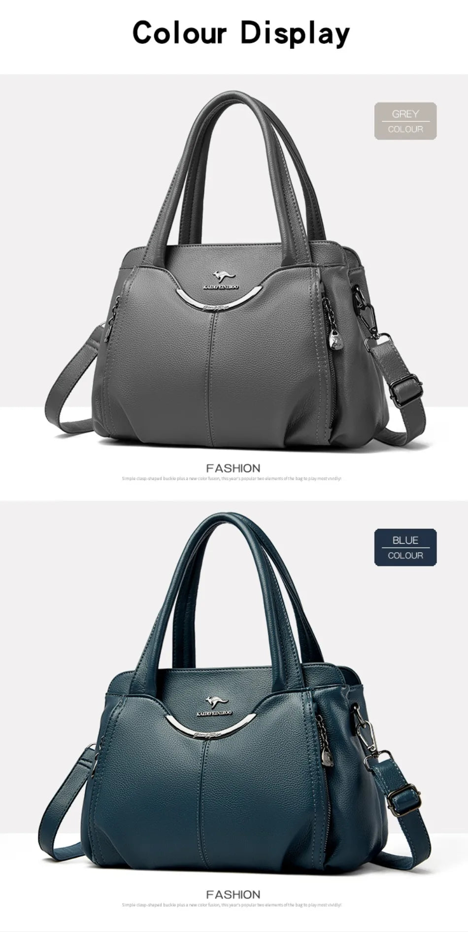 Luxury Handbags Women Soft Leather