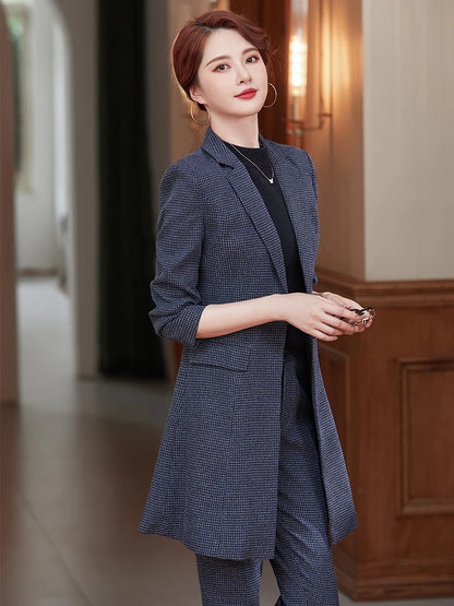 2 Piece Suit  Yellow Gray Red Plaid