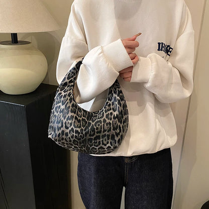 Leopard Large Shoulder Bag Capacity
