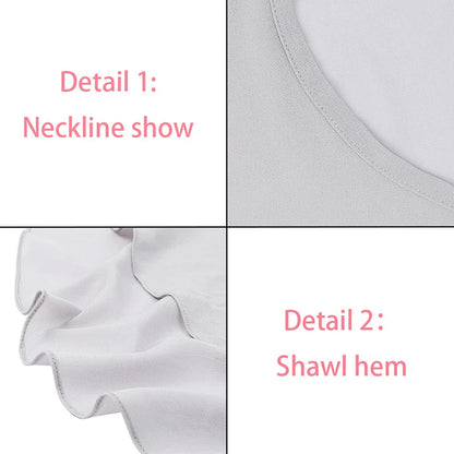 Chiffon Shawl Solid Color