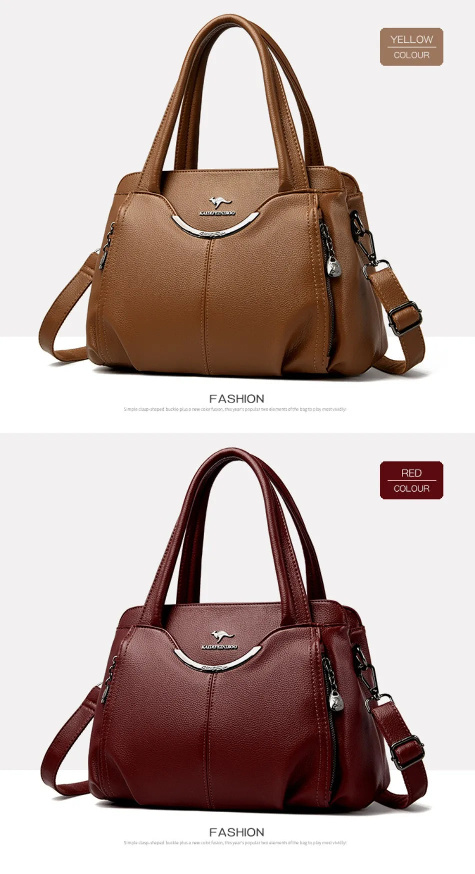 Luxury Handbags Women Soft Leather