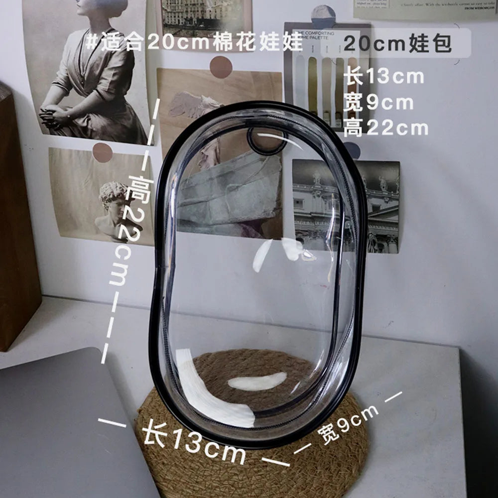 20cm Plush Doll Display Out Bag Transparent