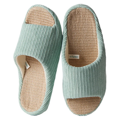 Gray  38-39 only Unisex House Slippers Corduroy