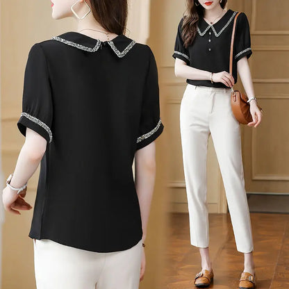 For office Clothing  Short Sleeve New 2025