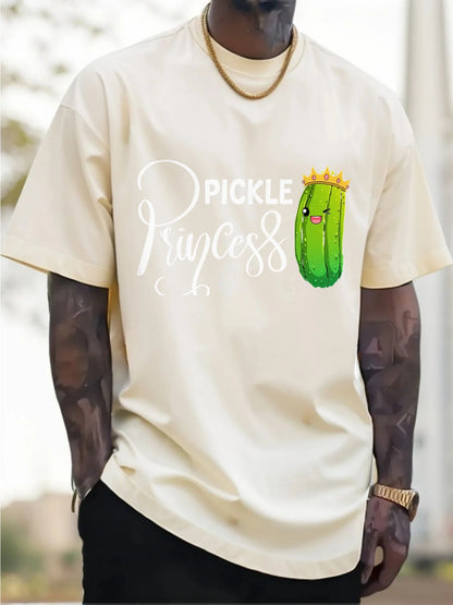 T-Shirt with Cactus King Graphic Print