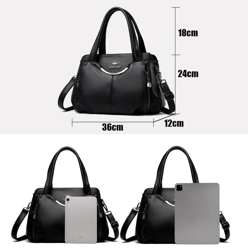 Luxury Handbags Women Soft Leather