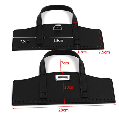 Leather Bag Straps with Clasp for Making Purse