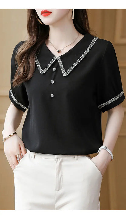 For office Clothing  Short Sleeve New 2025