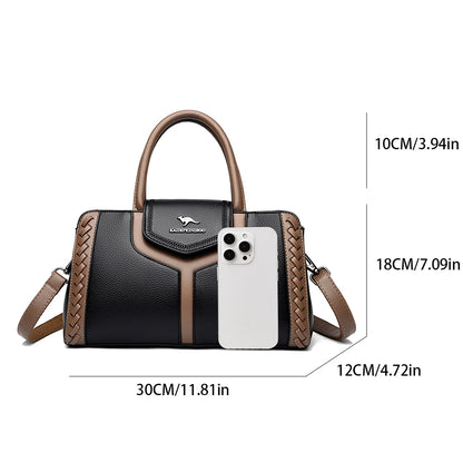 Fashion Large Capacity Leather Handbag