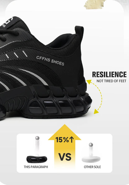 Lightweight, comfortable anti-puncture safety