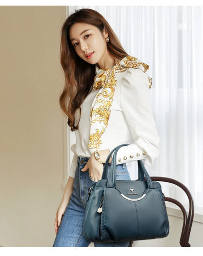 Luxury Handbags Women Soft Leather