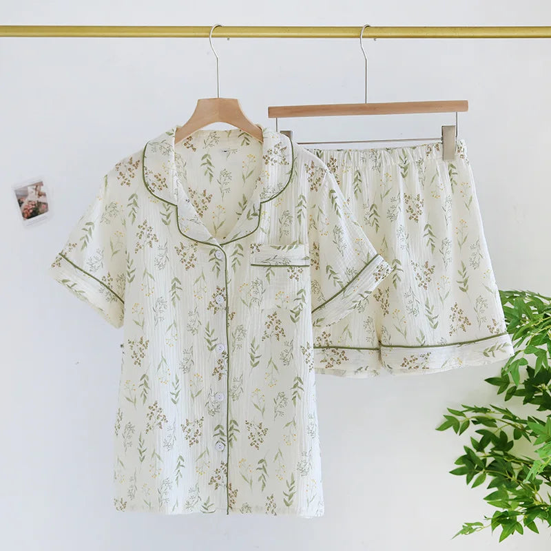 Cotton Two-Piece Pajamas