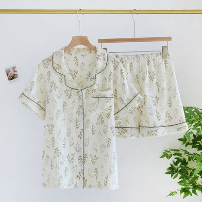 Cotton Two-Piece Pajamas