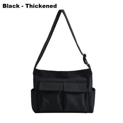 Vintage Canvas Shoulder Crossbody Tote Bag
