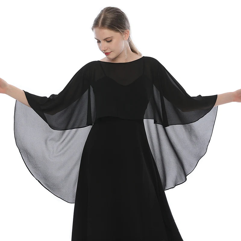 Chiffon Shawl Solid Color