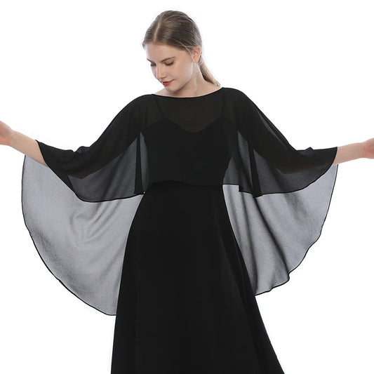 Chiffon Shawl Solid Color