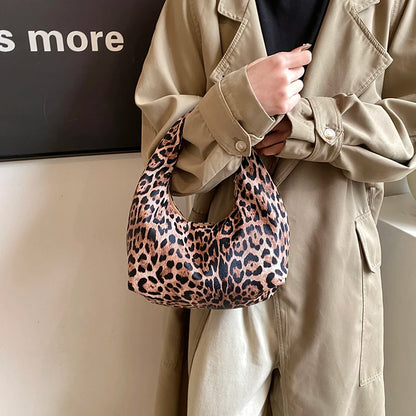 Leopard Large Shoulder Bag Capacity