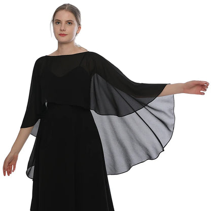Chiffon Shawl Solid Color