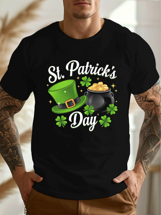 St. Patrick's Day Leprechaun Hat & Shamrock Design