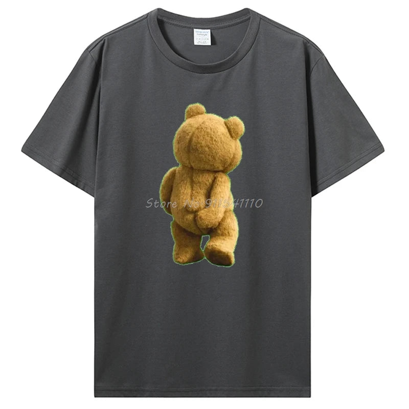 Ted Bear Scratching T Shirt Oversized
