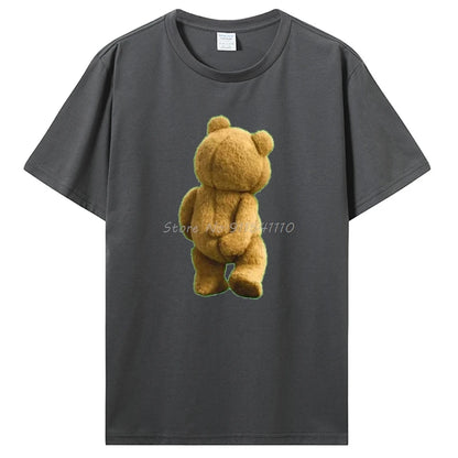Ted Bear Scratching T Shirt Oversized