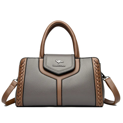 Fashion Large Capacity Leather Handbag