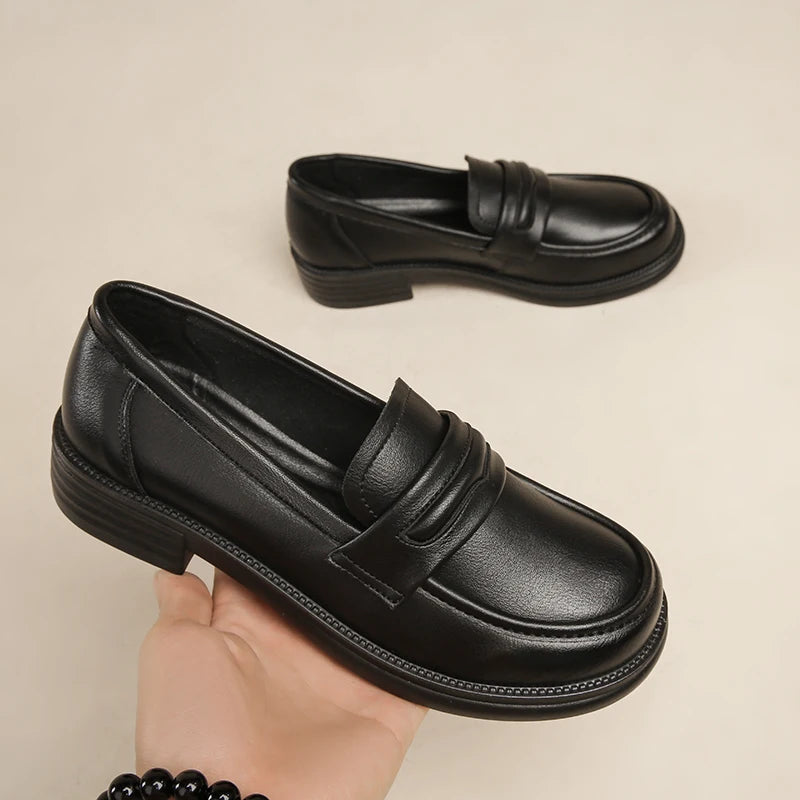 Women's Casual Leather Loafers Slip On