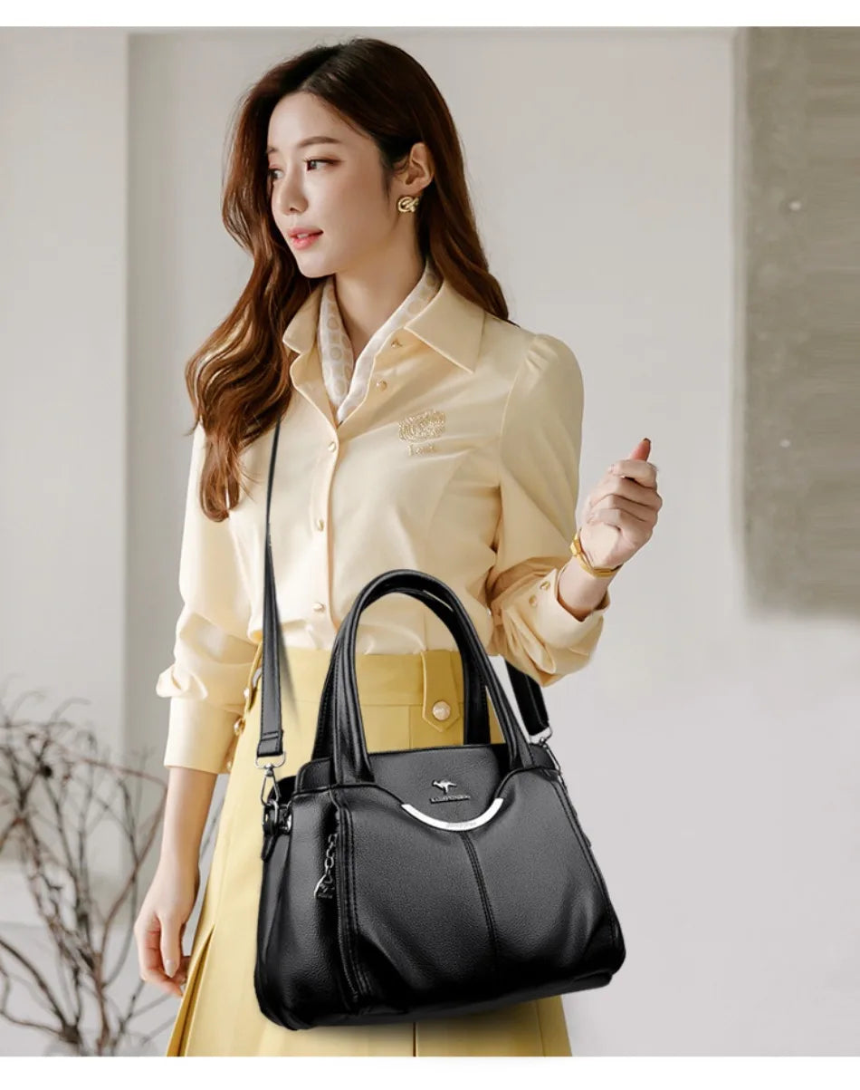 Luxury Handbags Women Soft Leather