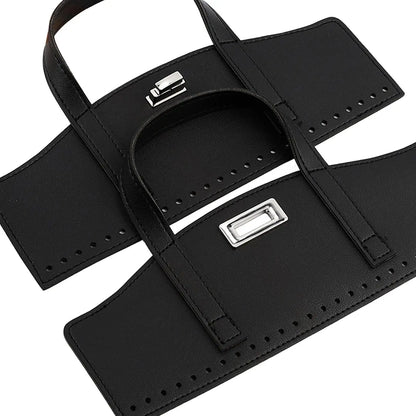 Leather Bag Straps with Clasp for Making Purse