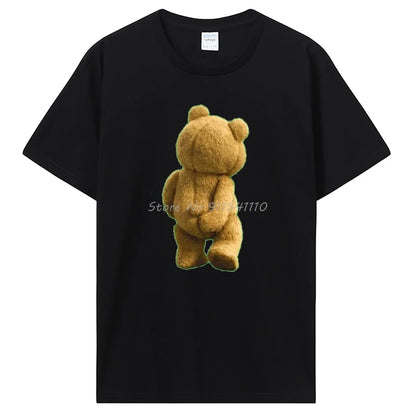 Ted Bear Scratching T Shirt Oversized